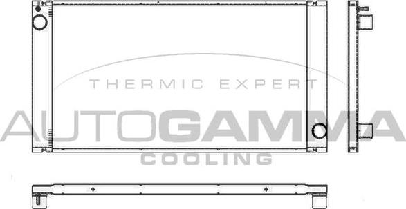 Autogamma 105249 - Radiators, Motora dzesēšanas sistēma ps1.lv