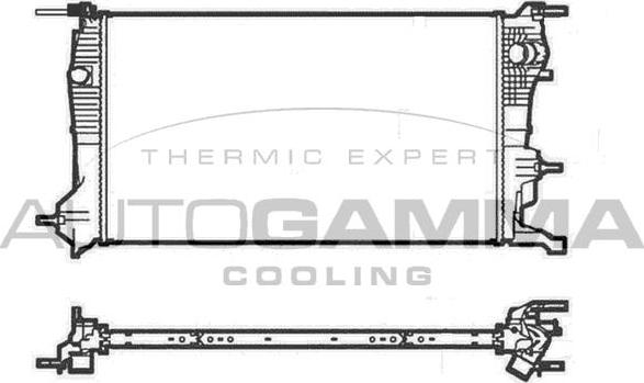 Autogamma 105218 - Radiators, Motora dzesēšanas sistēma ps1.lv