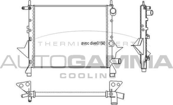 Autogamma 100916 - Radiators, Motora dzesēšanas sistēma ps1.lv