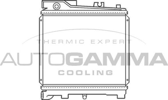 Autogamma 100095 - Radiators, Motora dzesēšanas sistēma ps1.lv