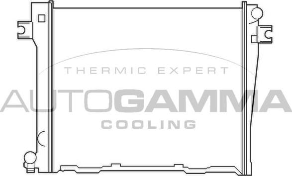 Autogamma 100098 - Radiators, Motora dzesēšanas sistēma ps1.lv