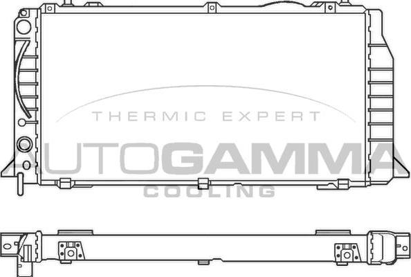 Autogamma 100048 - Radiators, Motora dzesēšanas sistēma ps1.lv