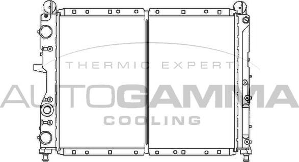 Autogamma 100014 - Radiators, Motora dzesēšanas sistēma ps1.lv