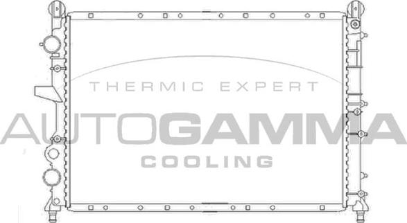 Autogamma 100018 - Radiators, Motora dzesēšanas sistēma ps1.lv