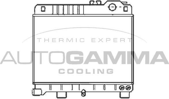 Autogamma 100086 - Radiators, Motora dzesēšanas sistēma ps1.lv