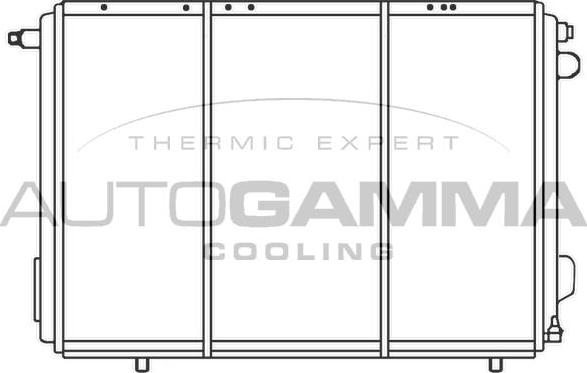 Autogamma 100034 - Radiators, Motora dzesēšanas sistēma ps1.lv