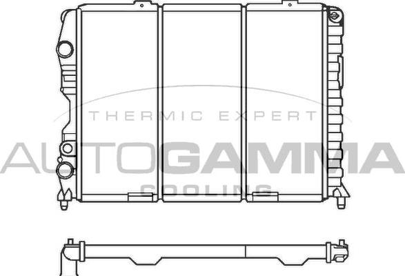 Autogamma 100029 - Radiators, Motora dzesēšanas sistēma ps1.lv