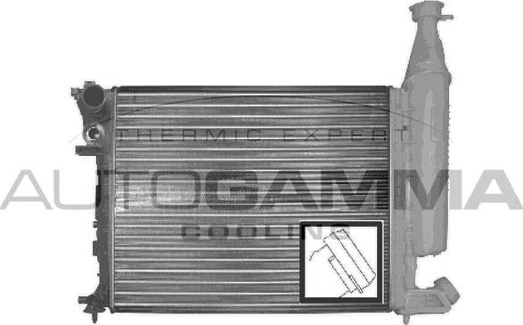 Autogamma 100155 - Radiators, Motora dzesēšanas sistēma ps1.lv