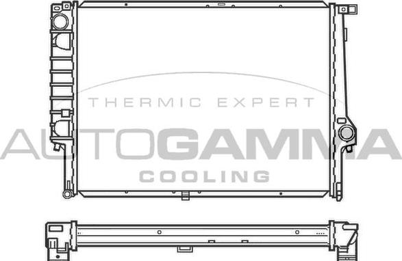 Autogamma 100129 - Radiators, Motora dzesēšanas sistēma ps1.lv