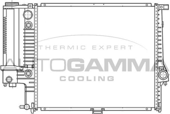 Autogamma 100126 - Radiators, Motora dzesēšanas sistēma ps1.lv