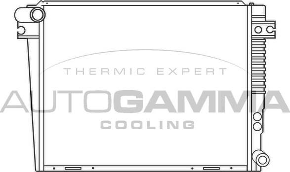 Autogamma 100122 - Radiators, Motora dzesēšanas sistēma ps1.lv