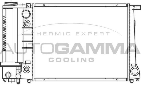 Autogamma 100127 - Radiators, Motora dzesēšanas sistēma ps1.lv