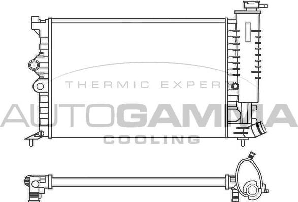 Autogamma 100203 - Radiators, Motora dzesēšanas sistēma ps1.lv