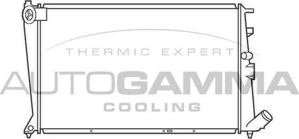 Autogamma 101467 - Radiators, Motora dzesēšanas sistēma ps1.lv