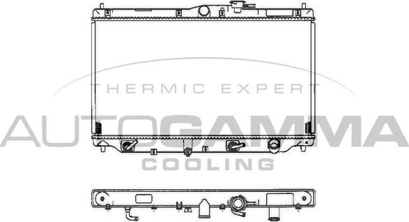 Autogamma 101994 - Radiators, Motora dzesēšanas sistēma ps1.lv