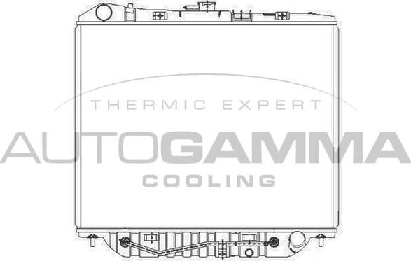 Autogamma 101448 - Radiators, Motora dzesēšanas sistēma ps1.lv