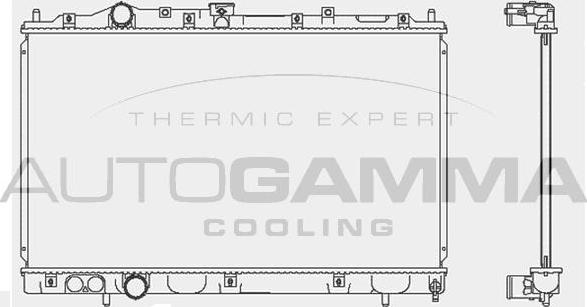 Autogamma 101452 - Radiators, Motora dzesēšanas sistēma ps1.lv