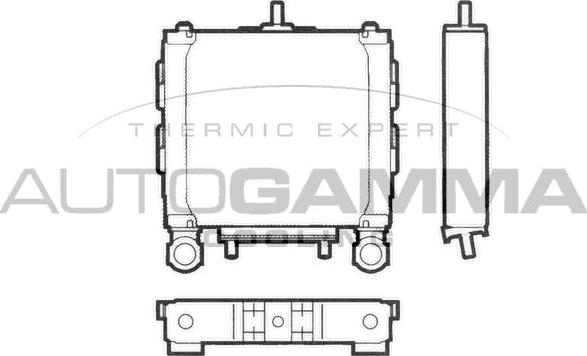 Autogamma 101549 - Eļļas radiators, Motoreļļa ps1.lv