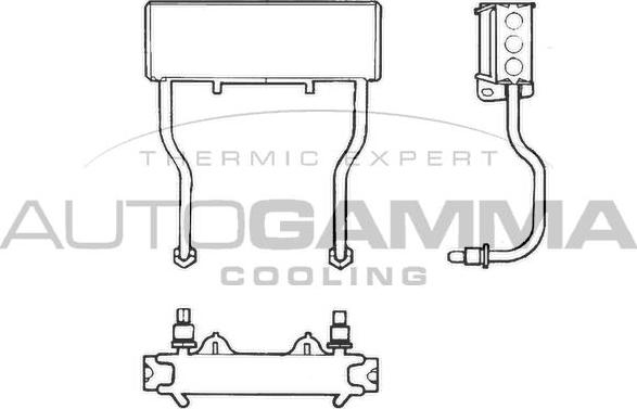 Autogamma 101529 - Eļļas radiators, Motoreļļa ps1.lv