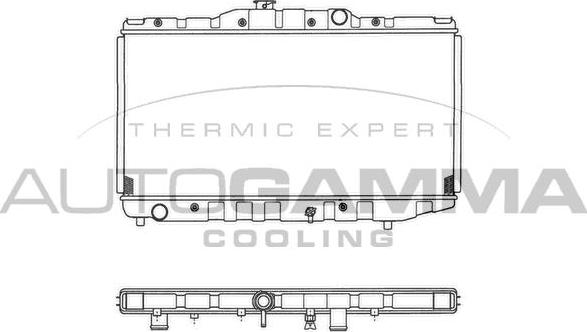 Autogamma 101008 - Radiators, Motora dzesēšanas sistēma ps1.lv