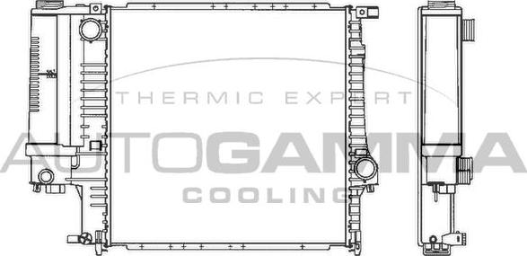 Autogamma 101120 - Radiators, Motora dzesēšanas sistēma ps1.lv