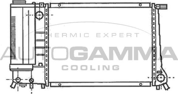 Autogamma 101121 - Radiators, Motora dzesēšanas sistēma ps1.lv