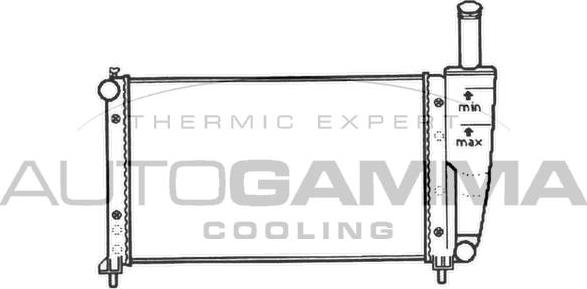 Autogamma 101398 - Radiators, Motora dzesēšanas sistēma ps1.lv