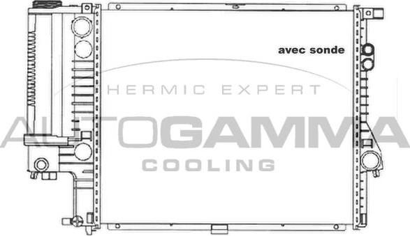 Autogamma 101361 - Radiators, Motora dzesēšanas sistēma ps1.lv