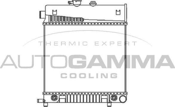 Autogamma 101315 - Radiators, Motora dzesēšanas sistēma ps1.lv