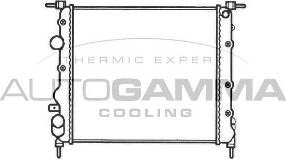 Autogamma 101240 - Radiators, Motora dzesēšanas sistēma ps1.lv