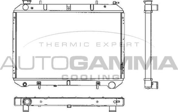 Autogamma 101223 - Radiators, Motora dzesēšanas sistēma ps1.lv