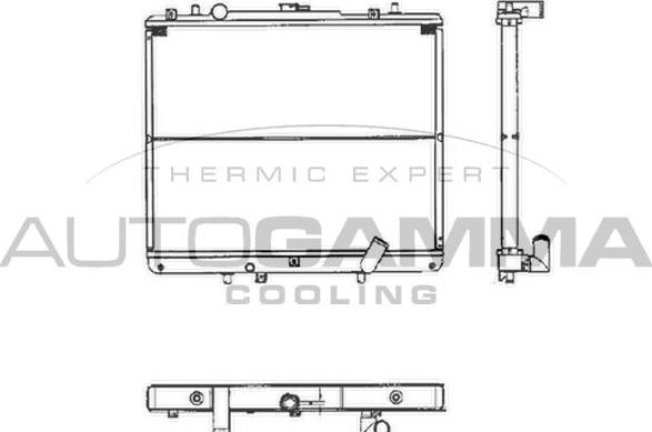 Autogamma 103999 - Radiators, Motora dzesēšanas sistēma ps1.lv