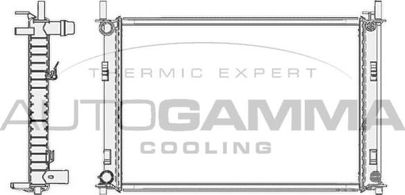 Autogamma 103417 - Radiators, Motora dzesēšanas sistēma ps1.lv