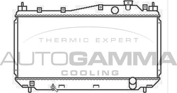 Autogamma 103434 - Radiators, Motora dzesēšanas sistēma ps1.lv