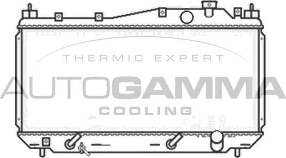 Autogamma 103435 - Radiators, Motora dzesēšanas sistēma ps1.lv