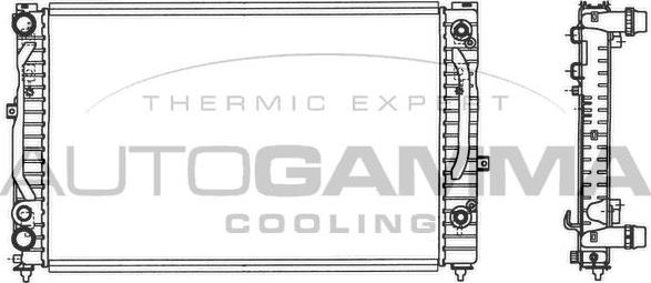 Autogamma 103067 - Radiators, Motora dzesēšanas sistēma ps1.lv