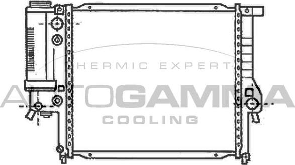 Autogamma 103034 - Radiators, Motora dzesēšanas sistēma ps1.lv