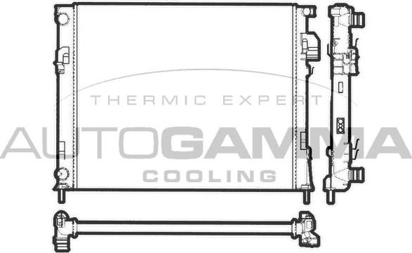 Autogamma 103196 - Radiators, Motora dzesēšanas sistēma ps1.lv