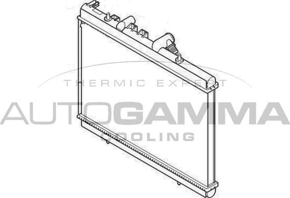 Autogamma 103123 - Radiators, Motora dzesēšanas sistēma ps1.lv