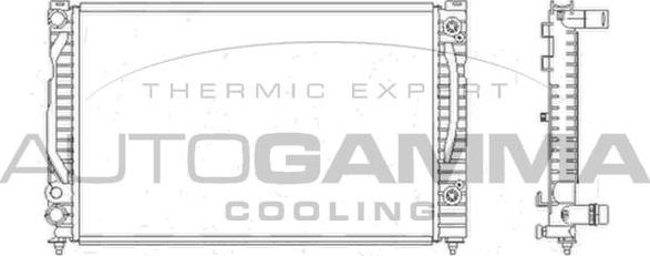 Autogamma 103864 - Radiators, Motora dzesēšanas sistēma ps1.lv