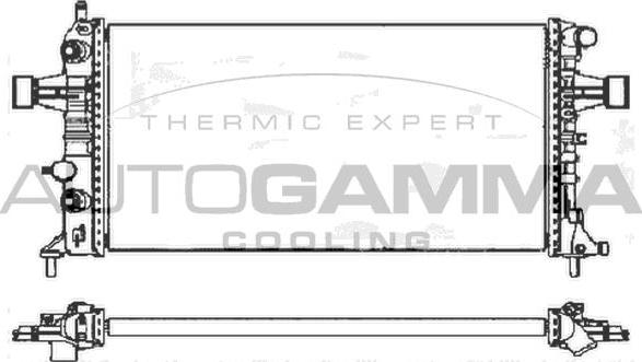 Autogamma 103368 - Radiators, Motora dzesēšanas sistēma ps1.lv