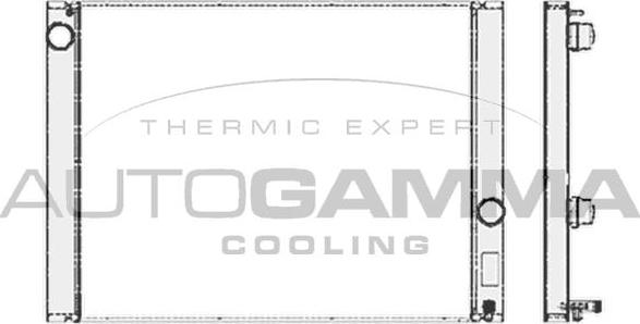 Autogamma 103389 - Radiators, Motora dzesēšanas sistēma ps1.lv