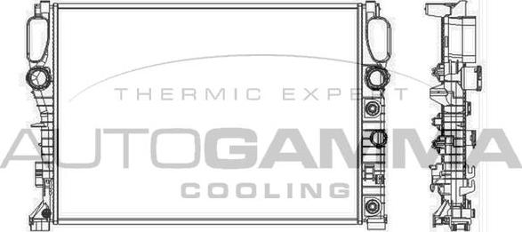 Autogamma 103339 - Radiators, Motora dzesēšanas sistēma ps1.lv