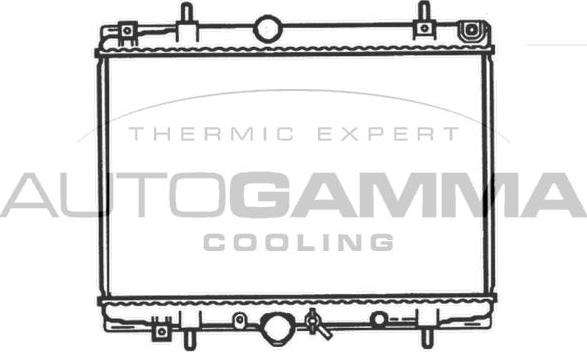 Autogamma 102995 - Radiators, Motora dzesēšanas sistēma ps1.lv