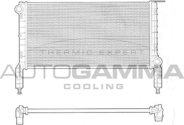 Autogamma 102964 - Radiators, Motora dzesēšanas sistēma ps1.lv