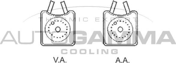 Autogamma 102486 - Eļļas radiators, Motoreļļa ps1.lv