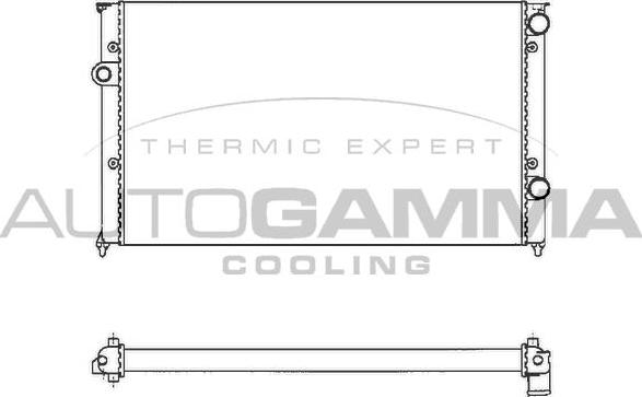 Autogamma 102009 - Radiators, Motora dzesēšanas sistēma ps1.lv