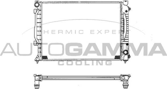 Autogamma 102028 - Radiators, Motora dzesēšanas sistēma ps1.lv