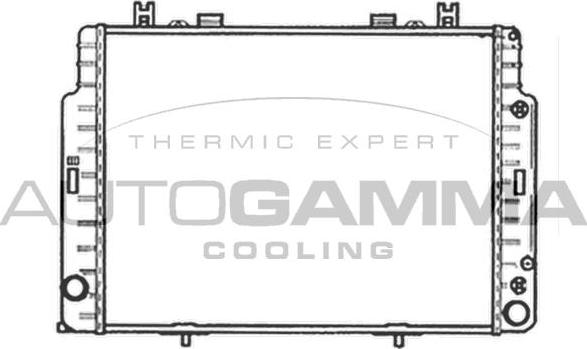 Autogamma 102163 - Radiators, Motora dzesēšanas sistēma ps1.lv