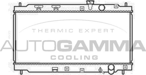 Autogamma 102855 - Radiators, Motora dzesēšanas sistēma ps1.lv